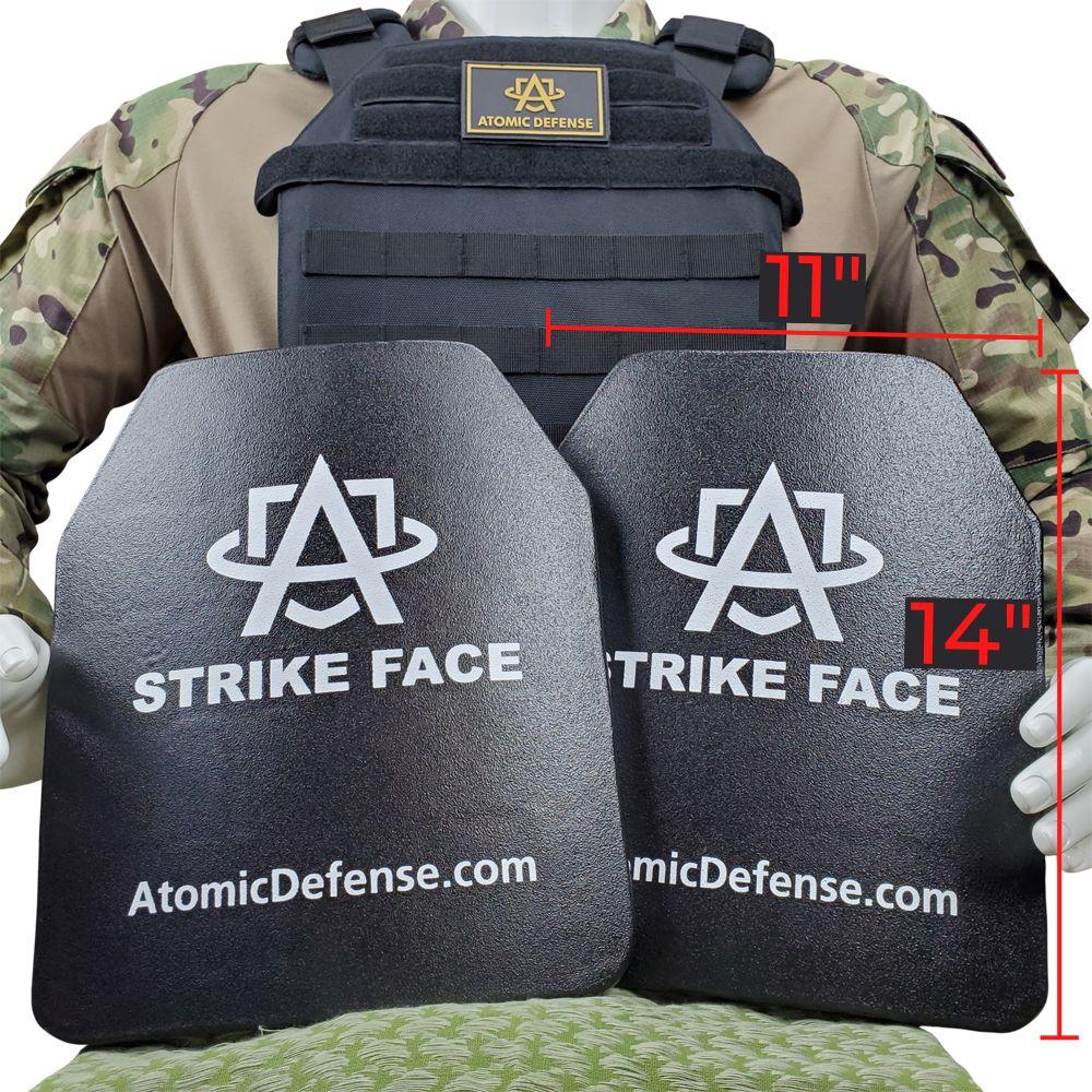 11x14" Armor Plate Carrier Vest with Level 3A, 3, or 4 Armor Plates