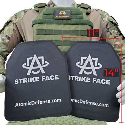 11x14" Armor Plate Carrier Vest with Level 3A, 3, or 4 Armor Plates