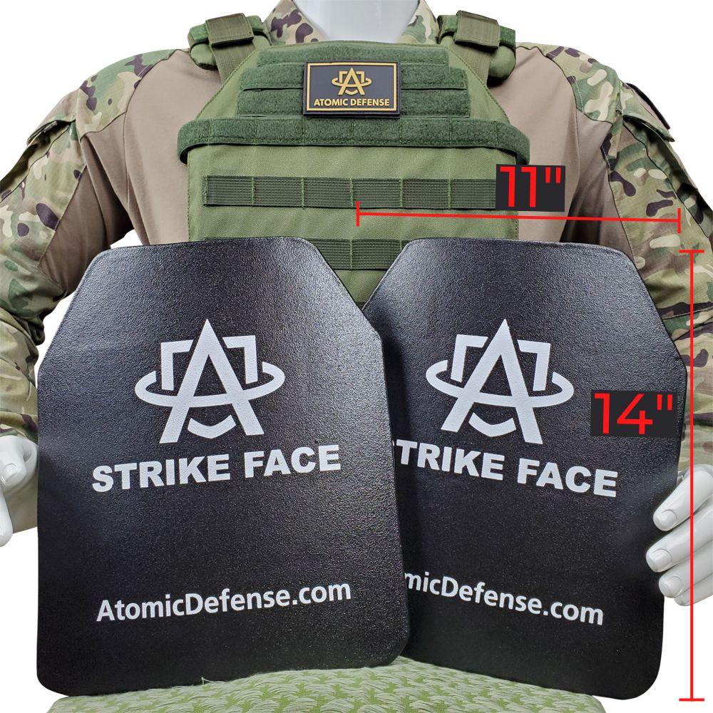 11x14" Armor Plate Carrier Vest with Level 3A, 3, or 4 Armor Plates