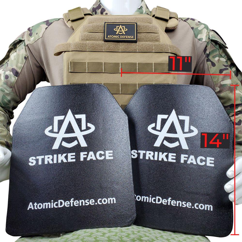 11x14" Armor Plate Carrier Vest with Level 3A, 3, or 4 Armor Plates