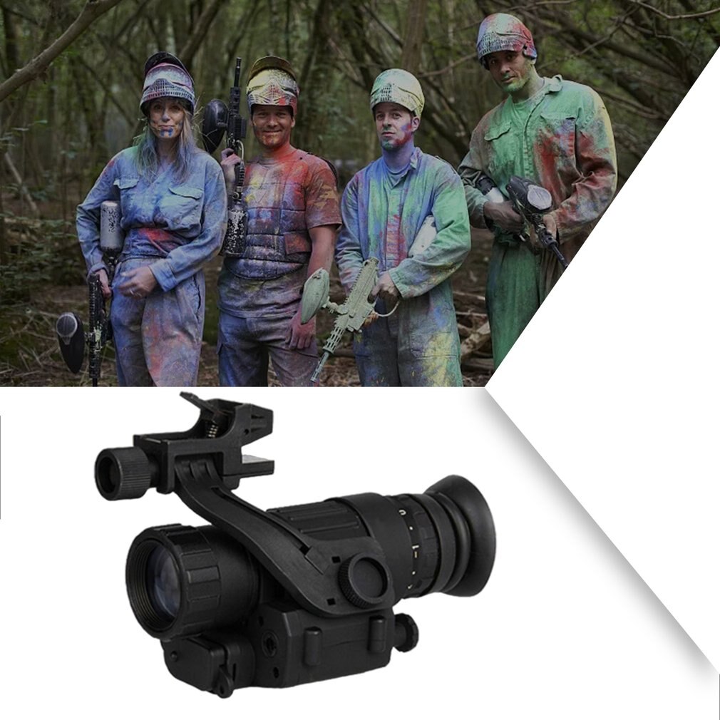 PVS-14 Head Mounted Shimmering Infrared Monocular Night Vision Telescope