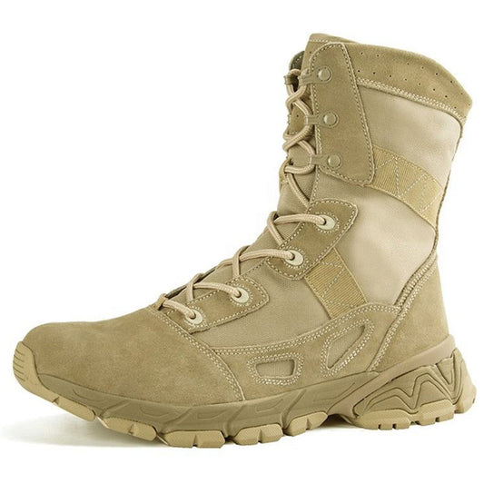 Tall Thick-soled Cross-country Tactical Training Boots