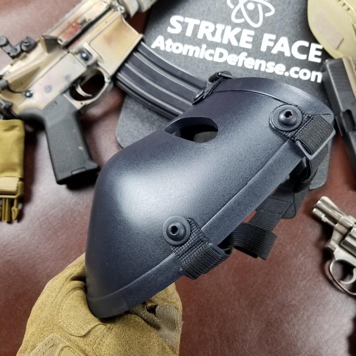 Atomic Defense Half Face Bulletproof Mask for Helmets | NIJ Level IIIA+