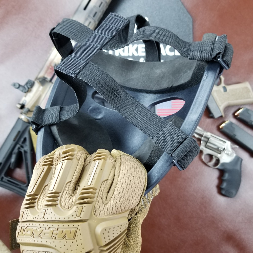 Atomic Defense Half Face Bulletproof Mask for Helmets | NIJ Level IIIA+