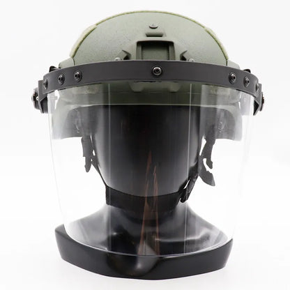 FAST/MICH Combat Helmet Mask /High-Strength Protective Mask /Ransparent Explosion-Proof Mask Transparent Mask