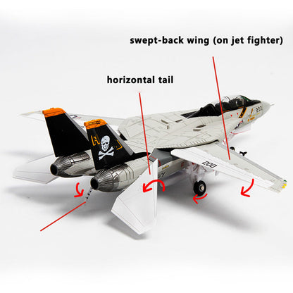 F14 F15 airplane model simulation 1:100 Tactical Model Alloy Military Ornaments