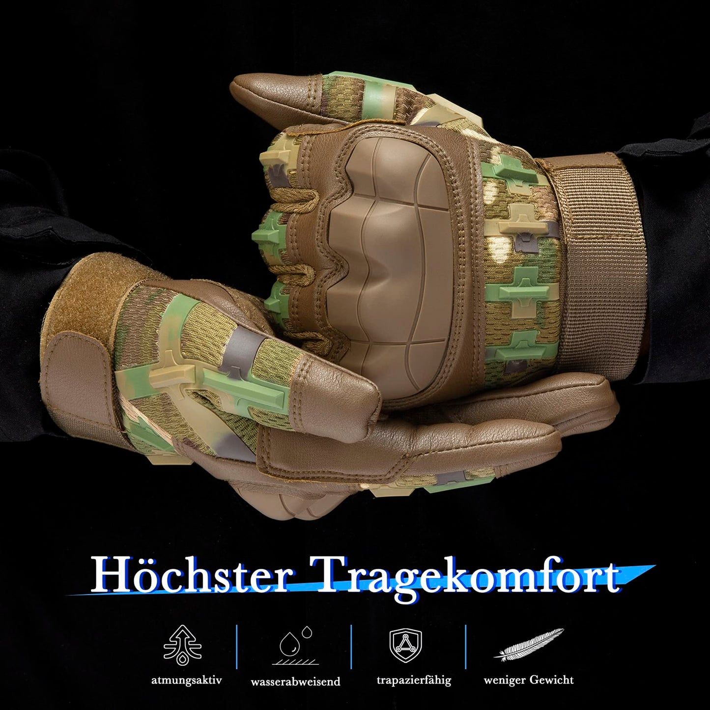 Outdoor Riding 5 Finger Touch Screen CS Fighting Tactical Gloves