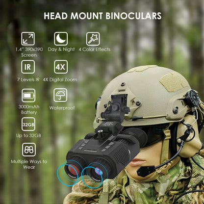 Professional Head-mounted Tactical Night Vision