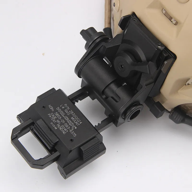 Tactical Helmet Bracket Base L4G24 Mount CNC Version Dump Truck Night Vision Model NVG Cuttlefish Accessories