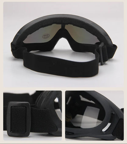 Tactical Goggles Frame and Indoor/Outdoor Anti-Fog Lense