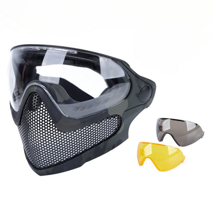 Tactical Pilot Mask (Steel mesh version)