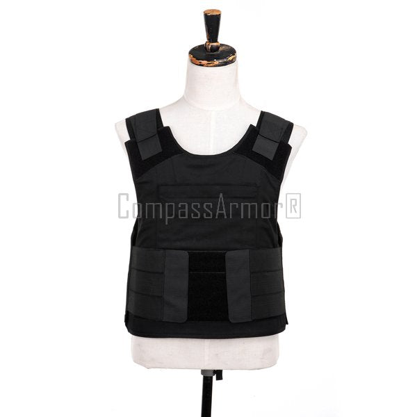 LIGHT-WEIGHT CONCEALED BULLETPROOF VEST WITH DUAL POUCHES BPV-PC1