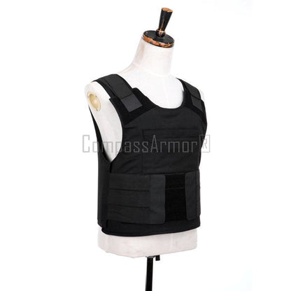 LIGHT-WEIGHT CONCEALED BULLETPROOF VEST WITH DUAL POUCHES BPV-PC1