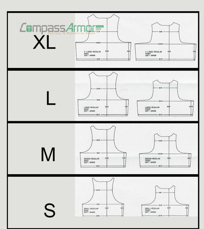 BALCS/CIRAS Soft Armor Panels Body Armor Inserts NIJ level IIIA