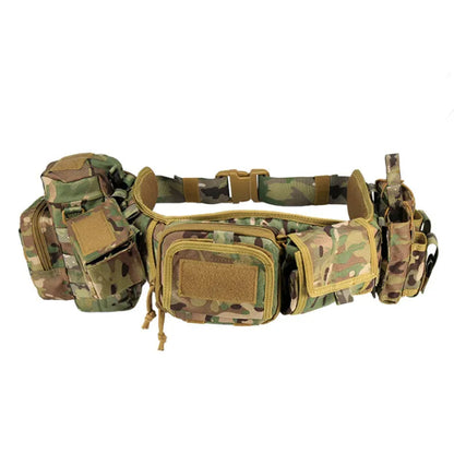 Molle Tactical Waist Pack Outdoor Combination Belt Kit