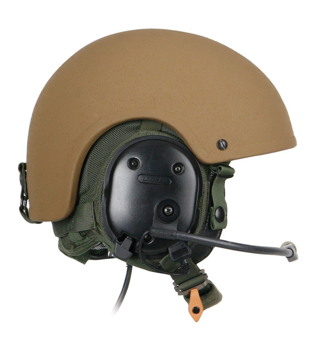 GENTEX COMBAT VEHICLE CREWMAN (CVC) HELMET SYSTEM FEATURING BOSE