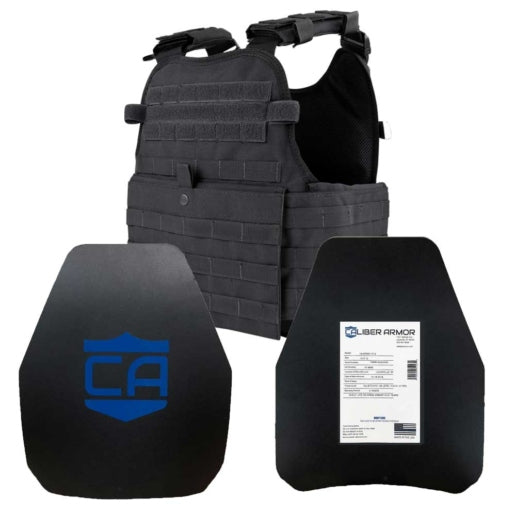 Caliber Armor AR550 11 x 14 Level III+ Body Armor and Condor MOPC Package