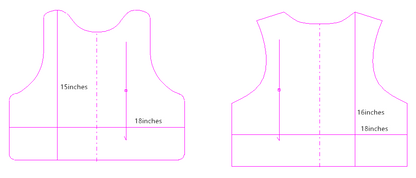 2PCS UHMWPE Soft Armor Plates NIJ IIIA