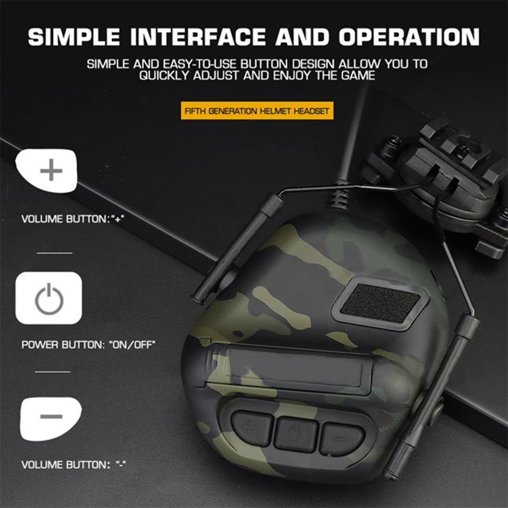 5th Generation Headset(With Sound Pickup & Noise Reduction Function & Helmet Version)