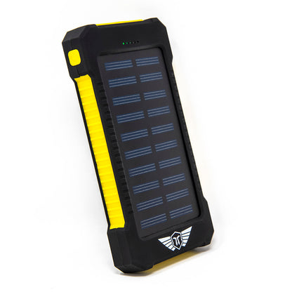 10,000mAH Waterproof / Shockproof Solar Dual-USB Charger and LED Light Stealth Angel Survival