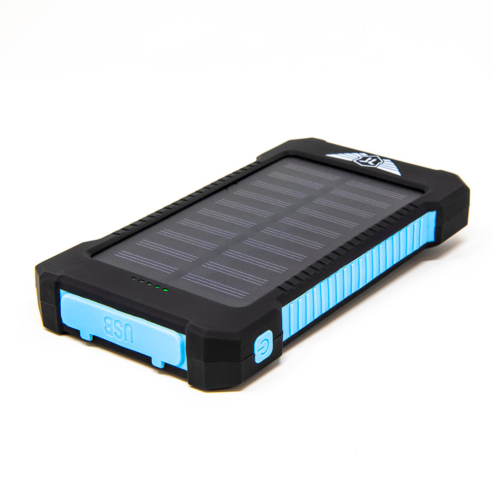 10,000mAH Waterproof / Shockproof Solar Dual-USB Charger and LED Light Stealth Angel Survival