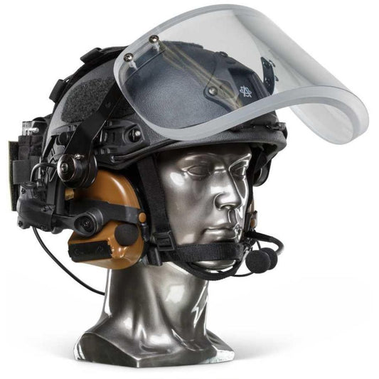 Ballistic Helmet with Bulletproof Visor | NIJ Level IIIA+