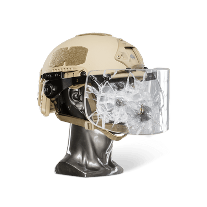 Ballistic Helmet with Bulletproof Visor | NIJ Level IIIA+