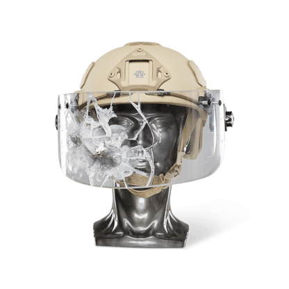 Ballistic Helmet with Bulletproof Visor | NIJ Level IIIA+