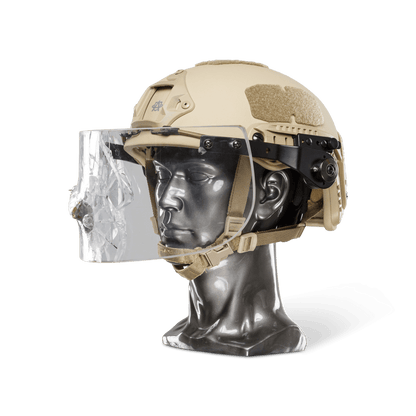 Ballistic Helmet with Bulletproof Visor | NIJ Level IIIA+