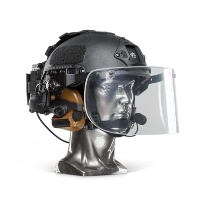 Ballistic Helmet with Bulletproof Visor | NIJ Level IIIA+