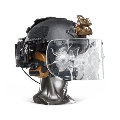 Ballistic Helmet with Bulletproof Visor | NIJ Level IIIA+