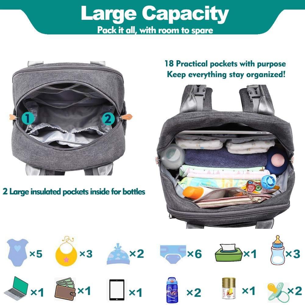 Bulletproof Diaper Bag Backpack