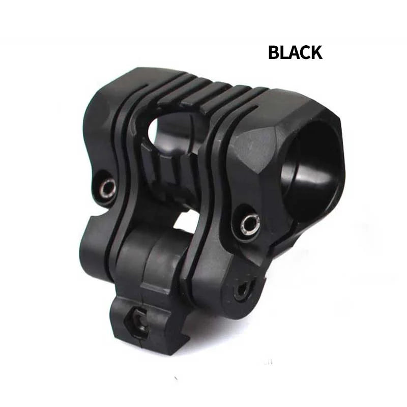 Hikepros Fast Helmet Flashlight Clip 25mm Diameter Tactical Telmet Flashlight Accessories Mich Helmet Flashlight Holder