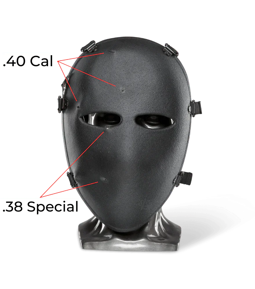 Atomic Defense Full Face Bulletproof Mask Level IIIA+