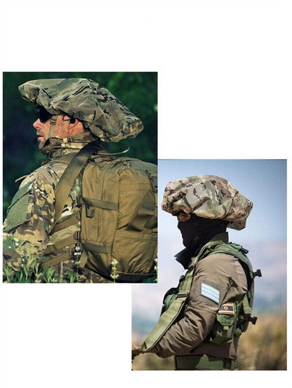 Agilite Mitznefet Helmet Outdoor Tactical Hiding Hat Ventilation multicam camo